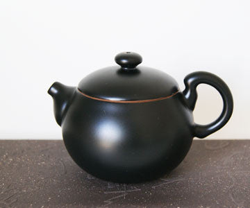 Teapot - Lin's Ceramics Black Large Prosperity Teapot