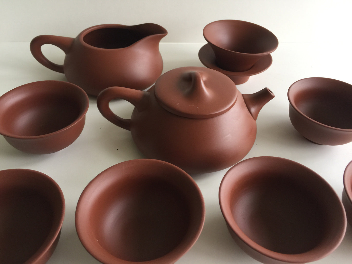 Teaset - Zisha Red Clay Chinese 10 pcs Teaset