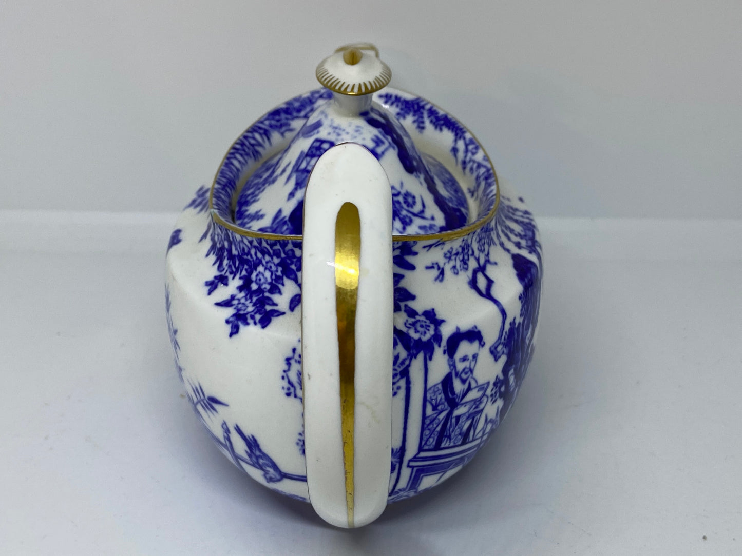 Antique Royal Crown Derby Mikado Teapot 1930