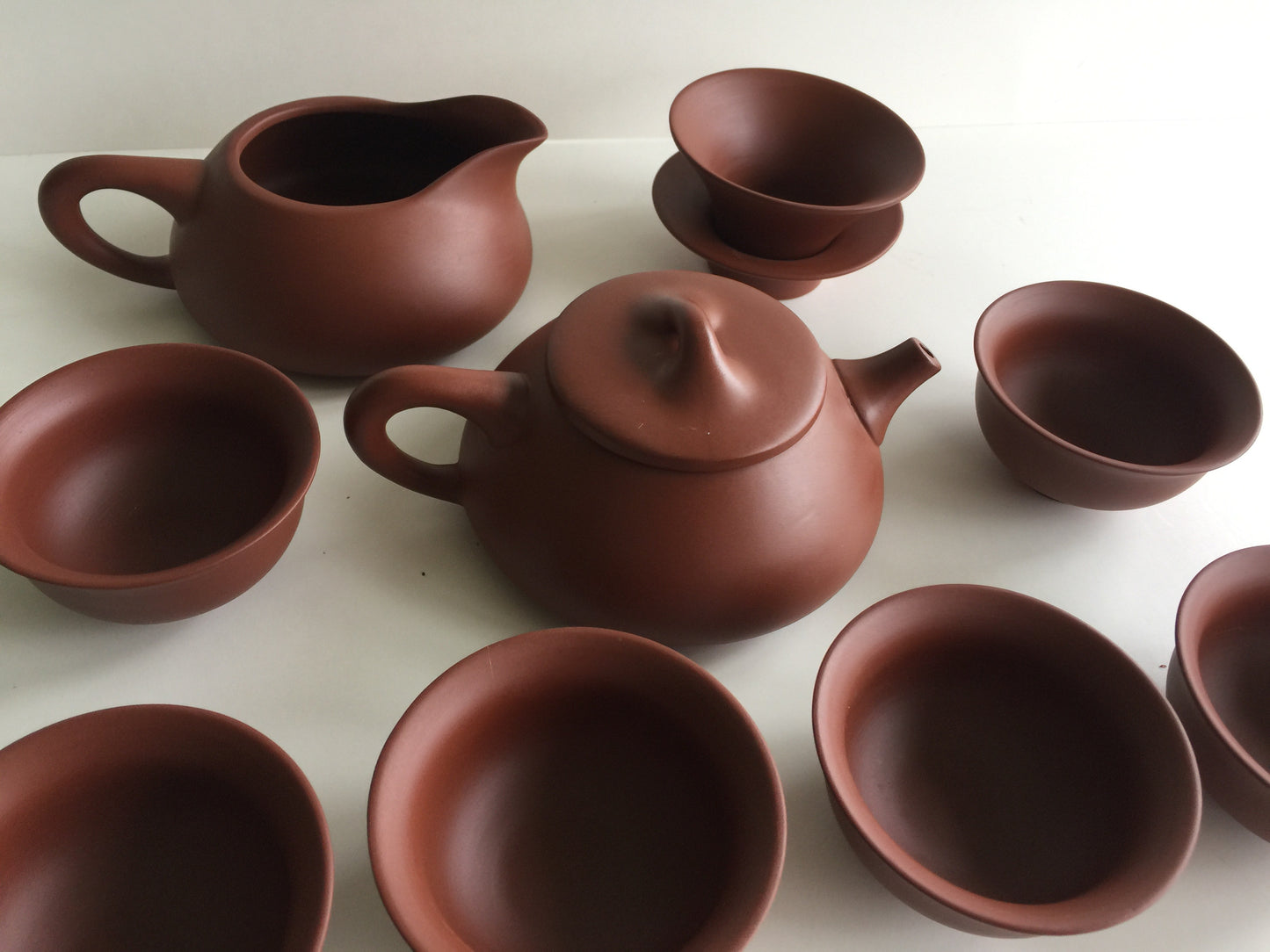 Teaset - Zisha Red Clay Chinese 10 pcs Teaset