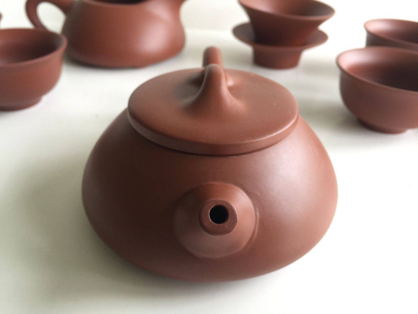 Teaset - Zisha Red Clay Chinese 10 pcs Teaset