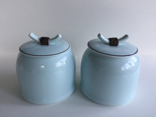 Tea Caddy - Ju Tea Caddies Pair 500g
