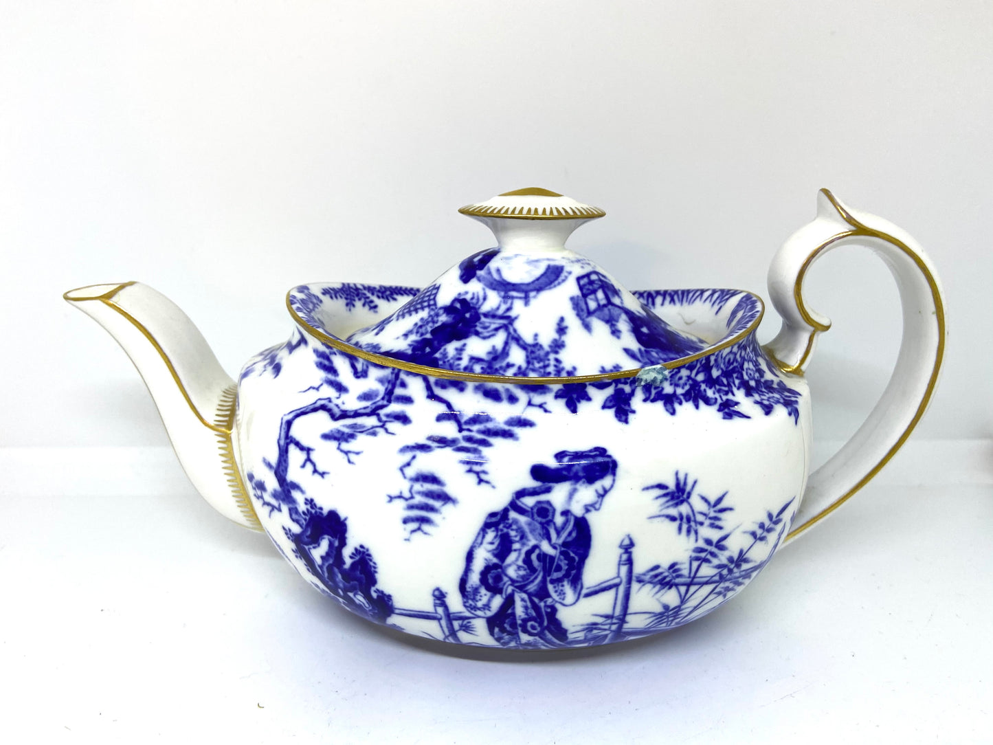 Antique Royal Crown Derby Mikado Teapot 1930