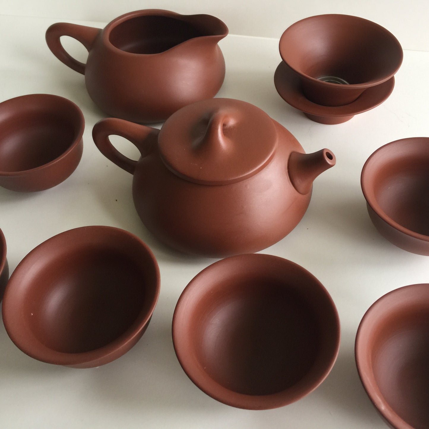 Teaset - Zisha Red Clay Chinese 10 pcs Teaset