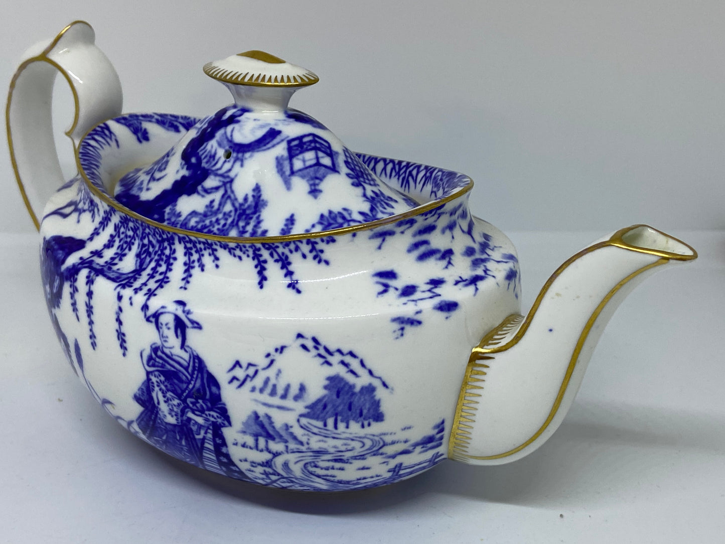 Antique Royal Crown Derby Mikado Teapot 1930