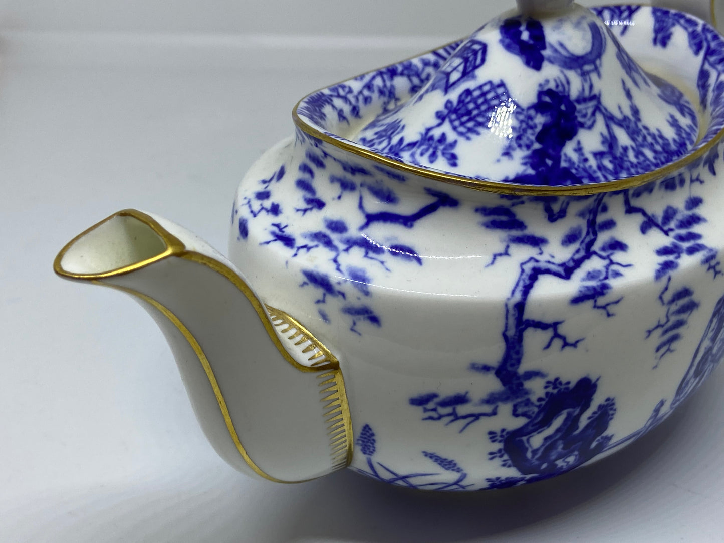 Antique Royal Crown Derby Mikado Teapot 1930