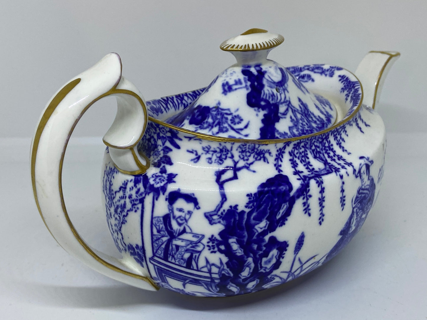 Antique Royal Crown Derby Mikado Teapot 1930